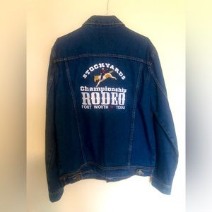 Vintage Stockyards Rodeo Jean Jacket - Men’s Large (Perfect Condition!)